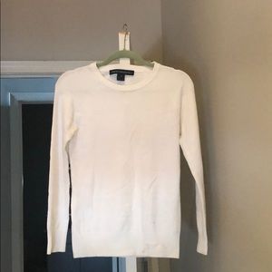 French Connection bright white lightweight sweater